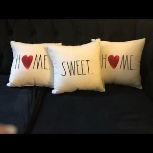Home sweet home pillow set